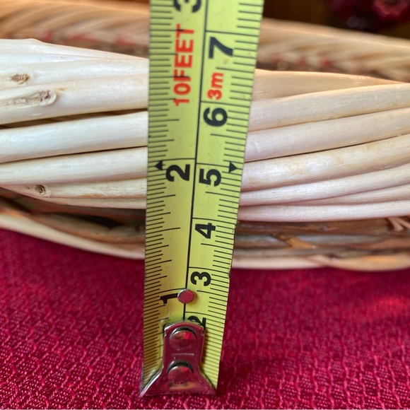 Large Round Willow and Rattan Wicker Tray - Picture 5 of 5